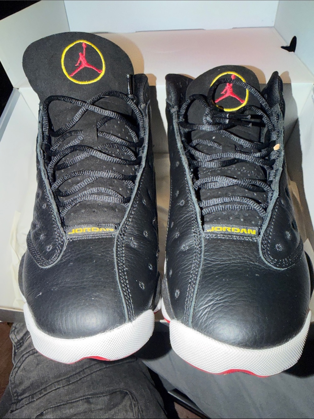 Air Jordan Men’s Retro 13 OG 2013 Black/Red/Yellow